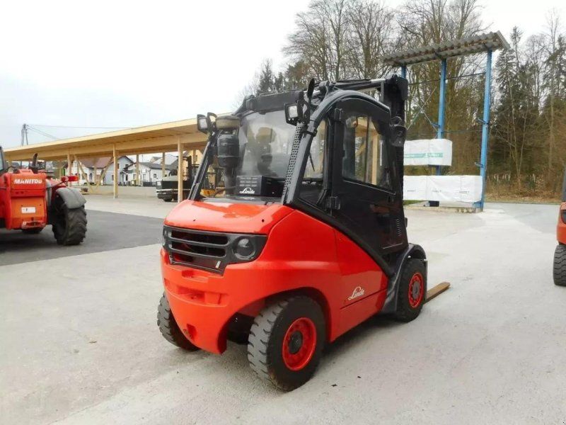 Linde h40d mit vollkabine + rußfilter + seitenschieber