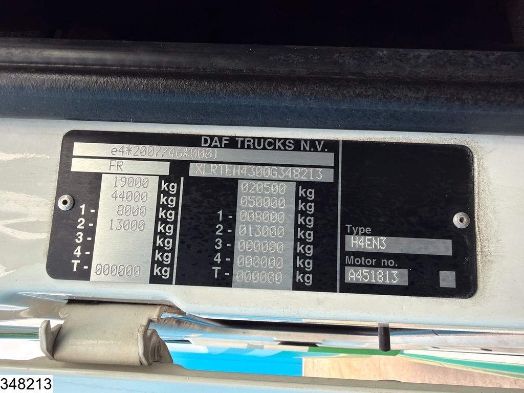 DAF XF 480 EURO 6d, Standairco