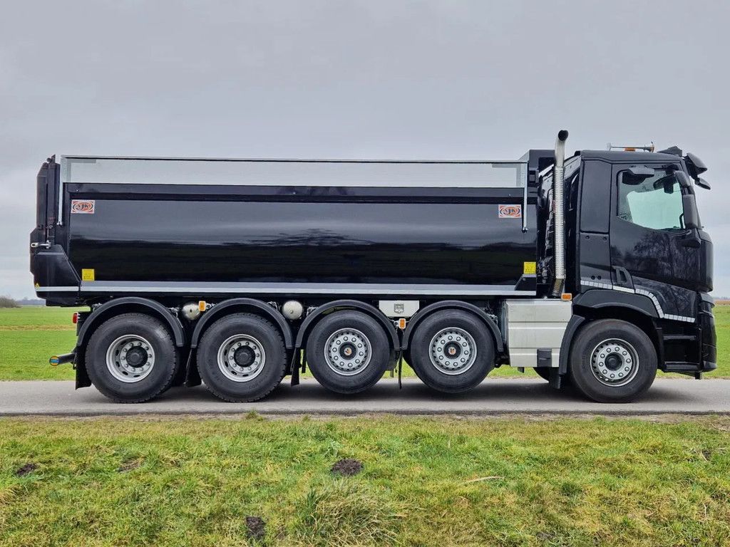 Renault C520 10x4 Quadro 46-ton met AJK achterover kipper