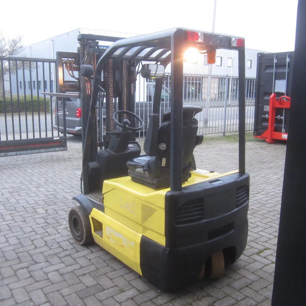 Komatsu FB15, elektrisch, triplex, side shift, vrije heffing.