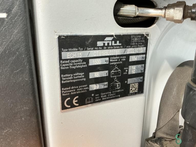 Hubwagen Elektrisch Still ECH15C 2022