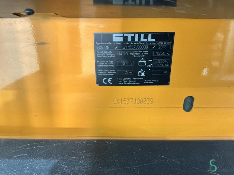 Stapler Elektrisch Still FXV14N 2018