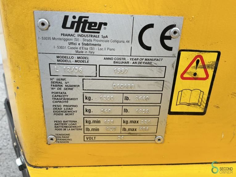 Stapler Elektrisch Pramac L12/36 1997