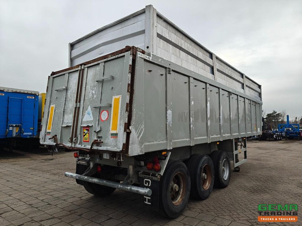 OVA 39OK95 3-Axles BPW - Lift Axle - Tipper 48m³ - Alu/Alu - ALU mats - Drum brakes