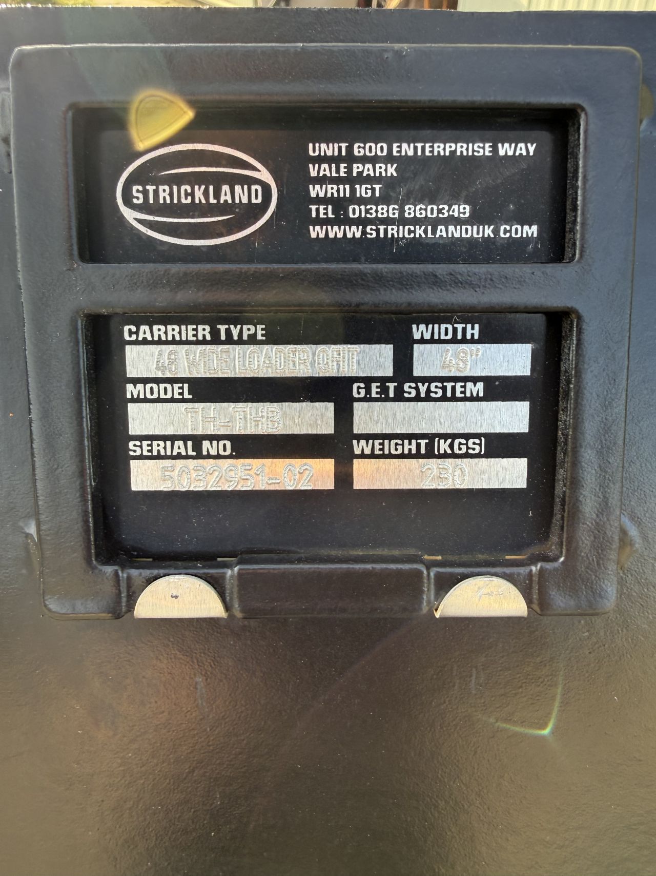 Strickland 48 wide loader Q Fit JCB 1200mm