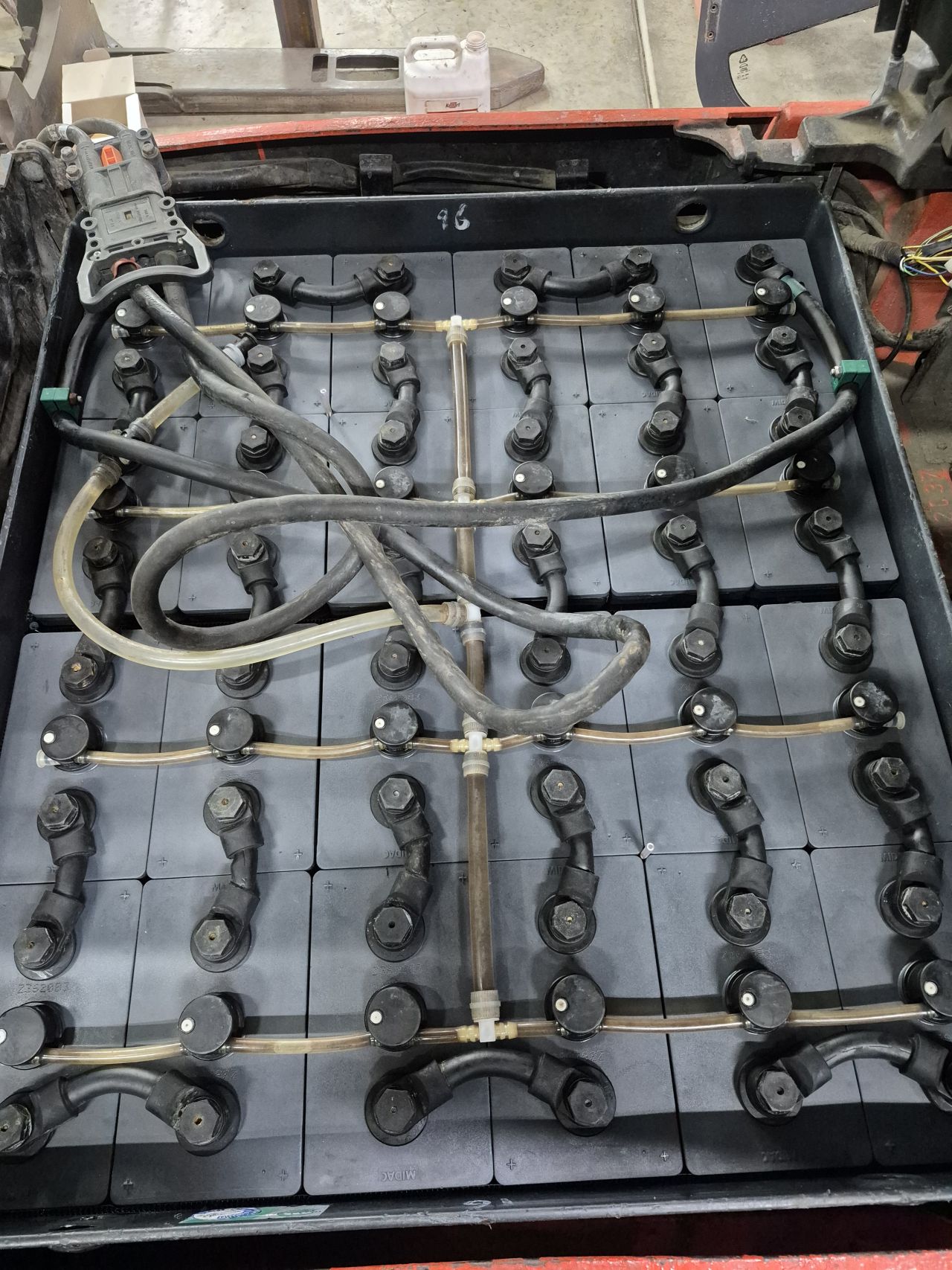 Linde E20PHL-01 triplex sideshift vorkversteller 5.220 mm