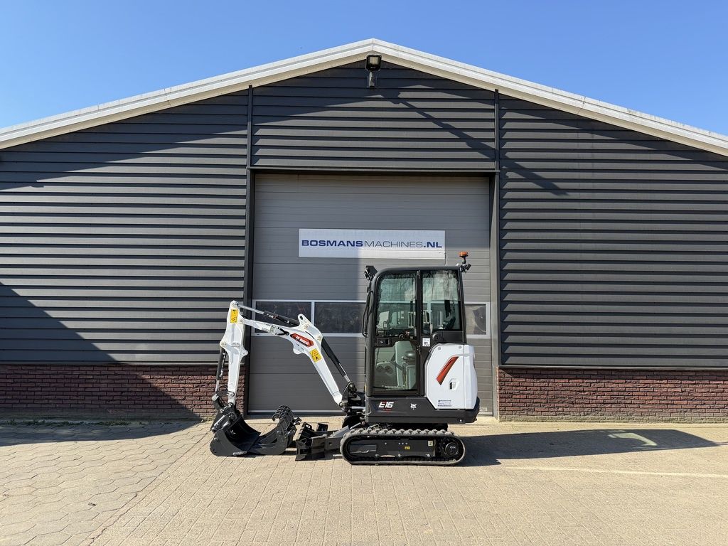 Bobcat E16 minigraver NIEUW €415 LEASE