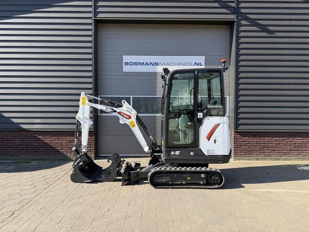 Bobcat E16 minigraver NIEUW €415 LEASE