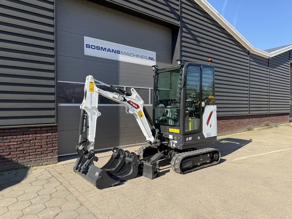 Bobcat E16 minigraver NIEUW €415 LEASE