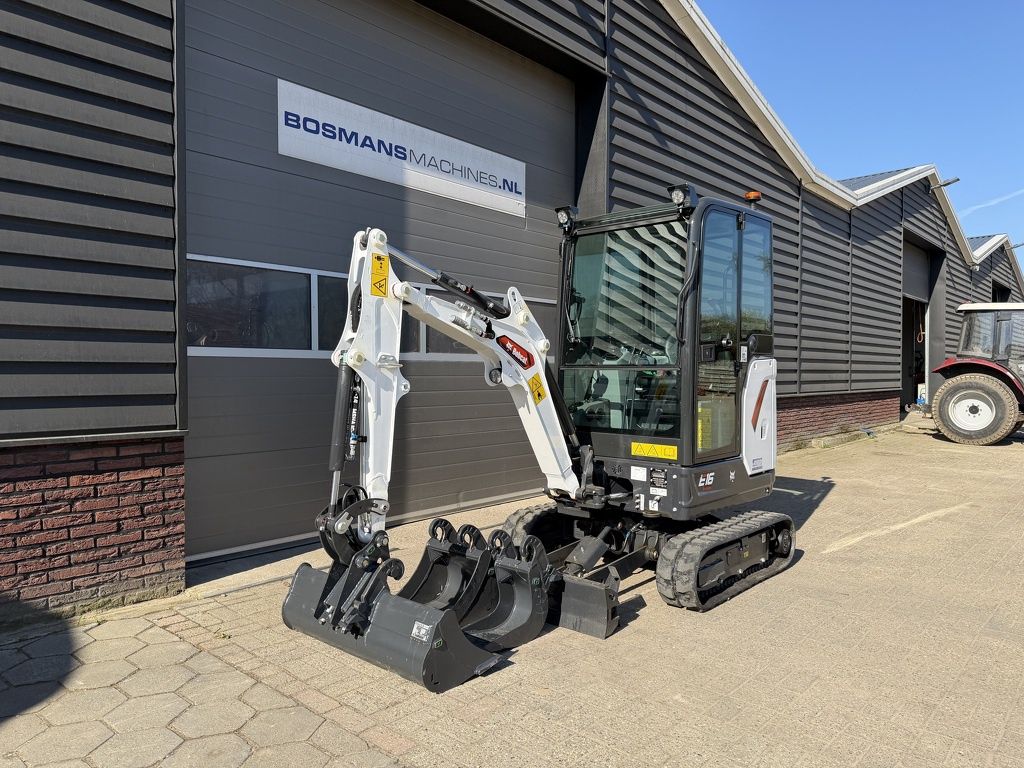 Bobcat E16 minigraver NIEUW €415 LEASE