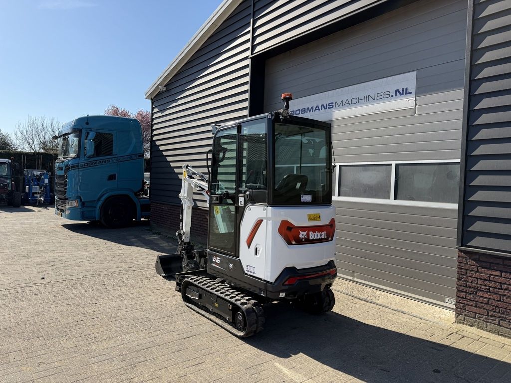 Bobcat E16 minigraver NIEUW €415 LEASE