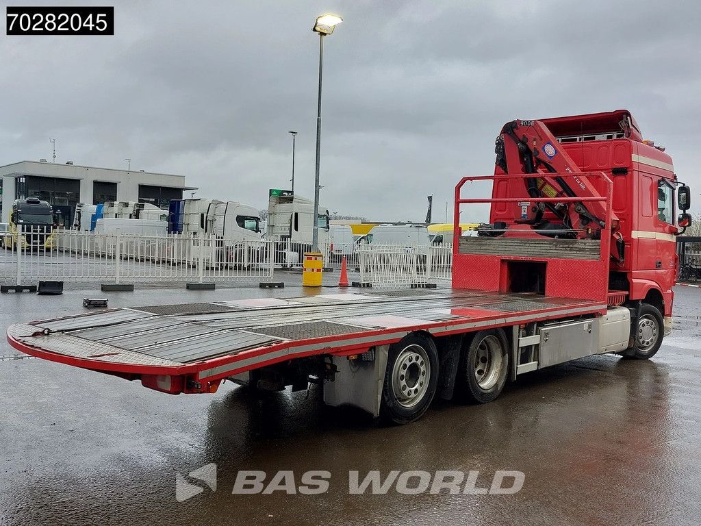 DAF XF 440 6X2 NL-Truck Transporter HMF 900-K2 Kran Winch Lift-Lenkachse Euro 6