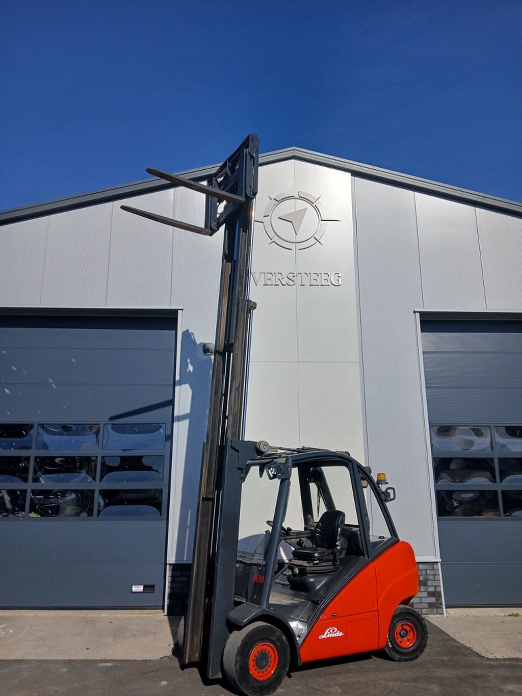 Linde H30D met vorkenversteller