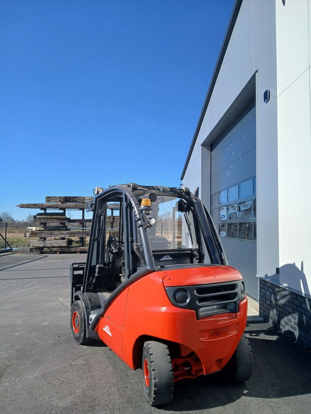 Linde H30D met vorkenversteller