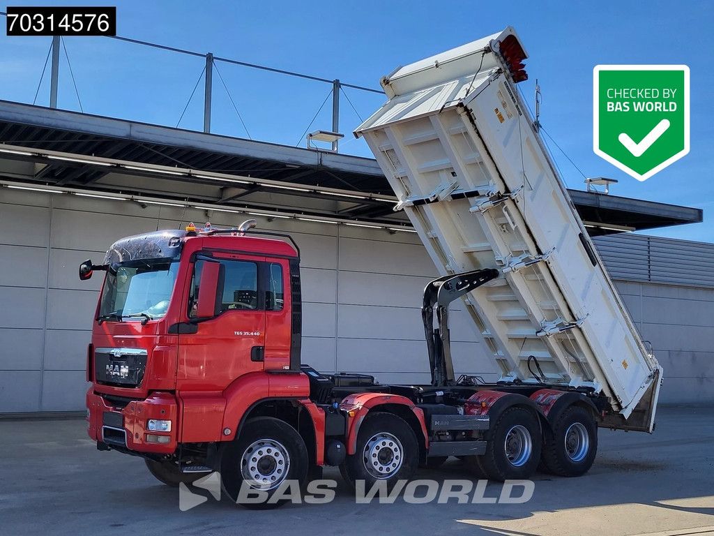 MAN TGS 35.440 8X4 Meiller Tipper Euro 5 Full Steel Big-Axle Manual
