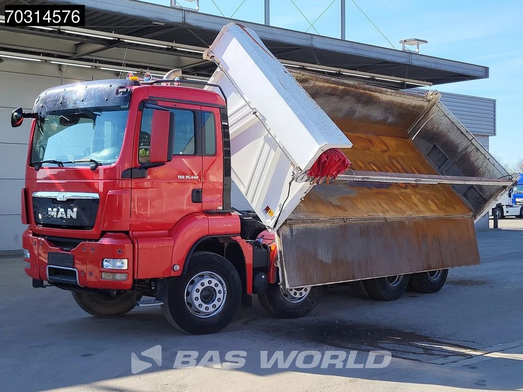 MAN TGS 35.440 8X4 Meiller Tipper Euro 5 Full Steel Big-Axle Manual
