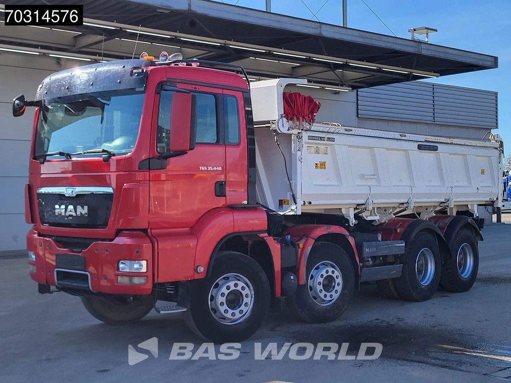 MAN TGS 35.440 8X4 Meiller Tipper Euro 5 Full Steel Big-Axle Manual