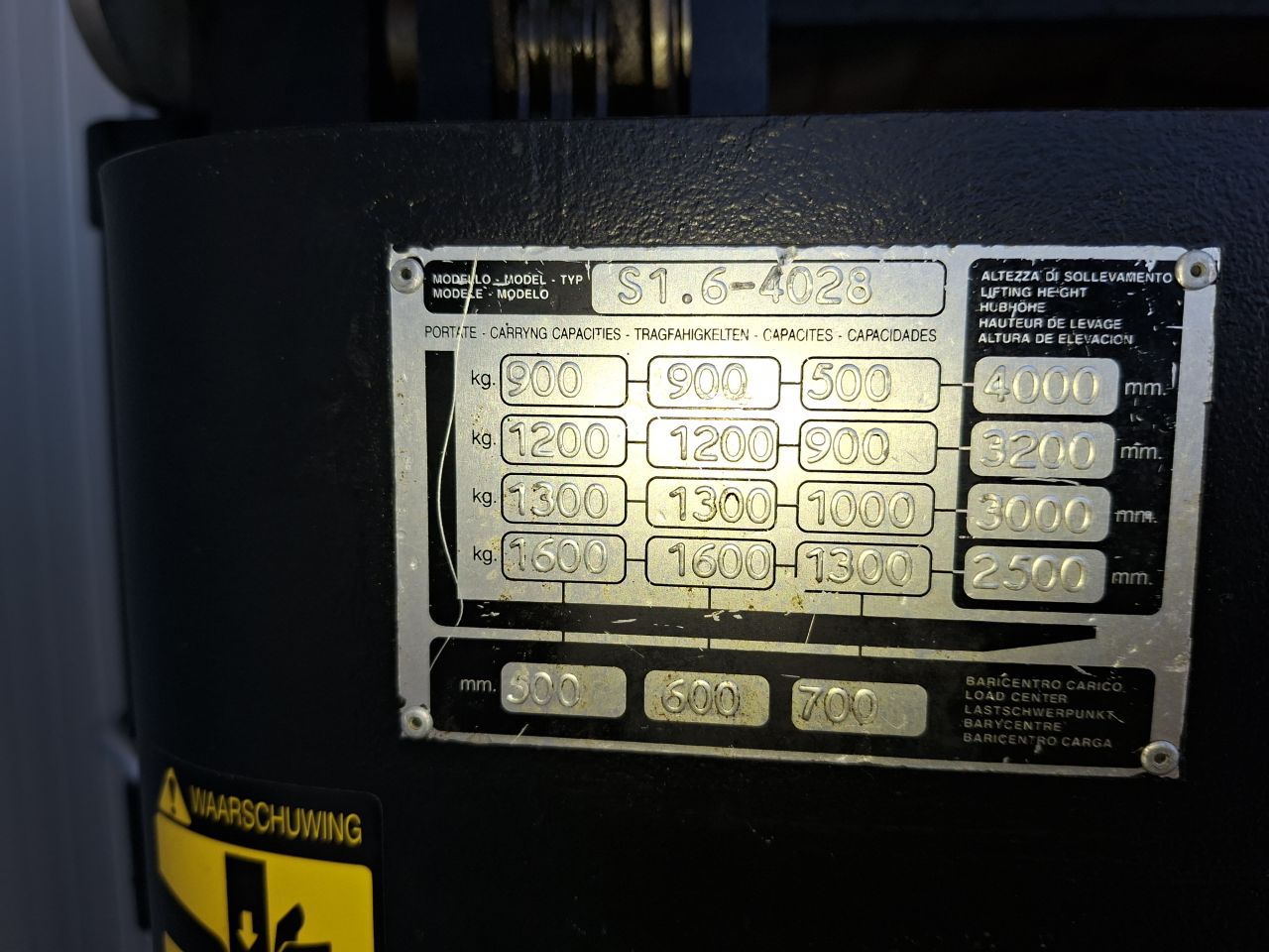 Hyster S1.6 Elektrische stapelaar triplo free lift 4m 1600 kg