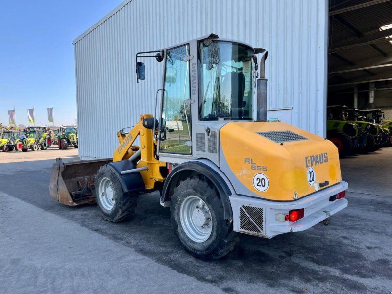 Paus RL 655, 3.2 to./ 3.35 m, Klapp- Schaufel, Palettengabel, EURO- A