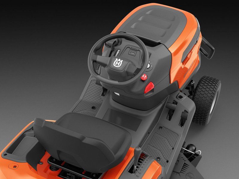 Husqvarna TC 215T  mit Entleerungshilfe am Korb