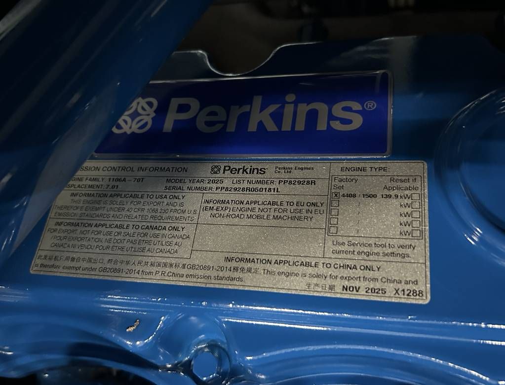 FG Wilson P150-5 - 150 kVA Genset - DPX-16009