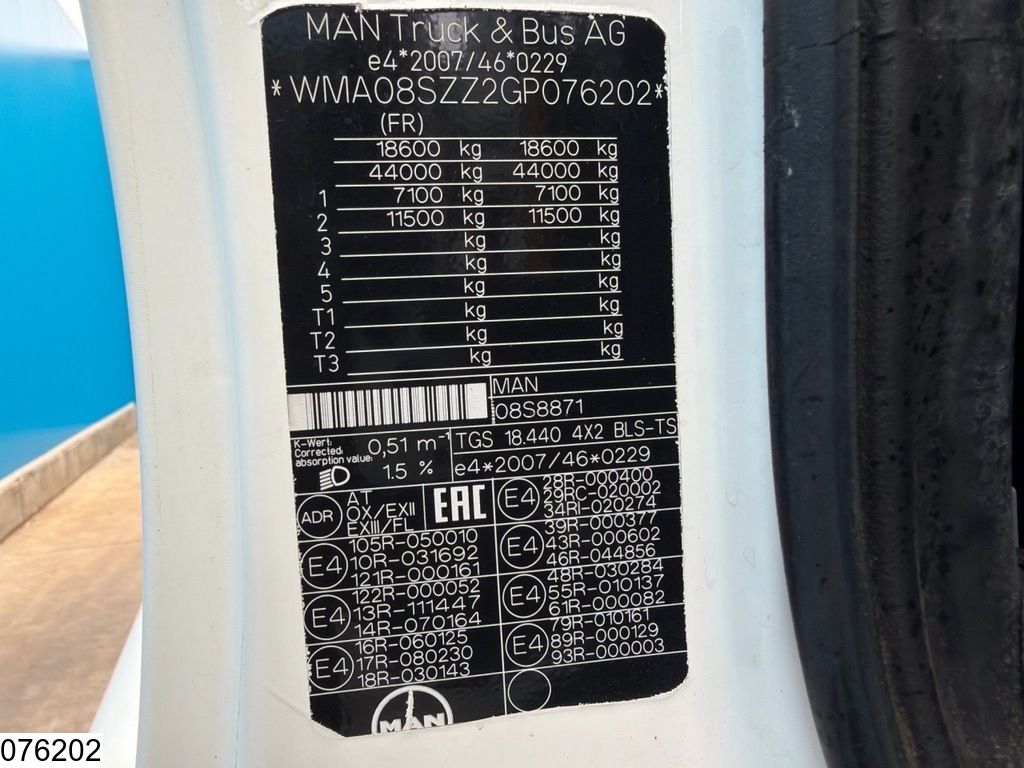 MAN TGS 18 440 EURO 6, PTO, Retarder