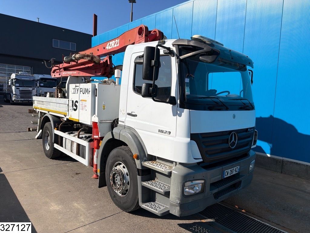 Mercedes Axor 1829 4x2, Leaf spring, Sermac