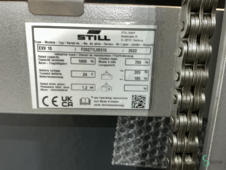 Stackers Electric Still EXV10 2022 Hours 1