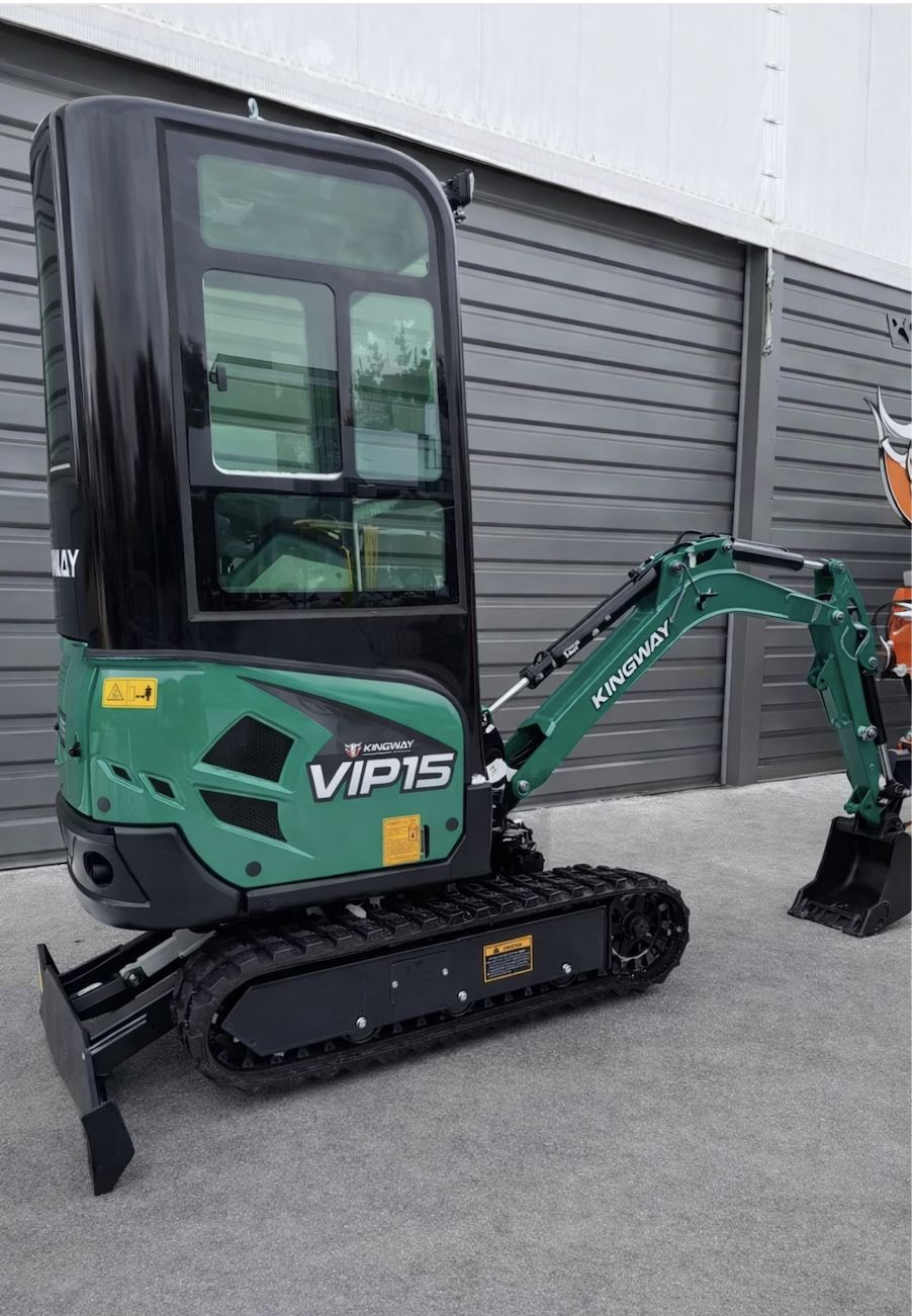 Graafmachine minigraver Kingway VIP15 Kubota GRATIS levering