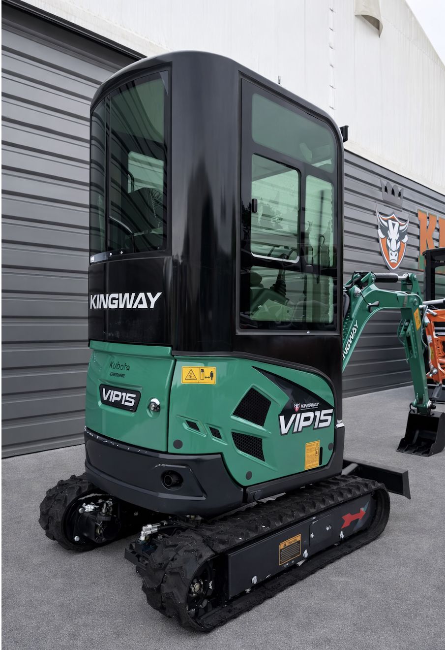 Graafmachine minigraver Kingway VIP15 Kubota GRATIS levering