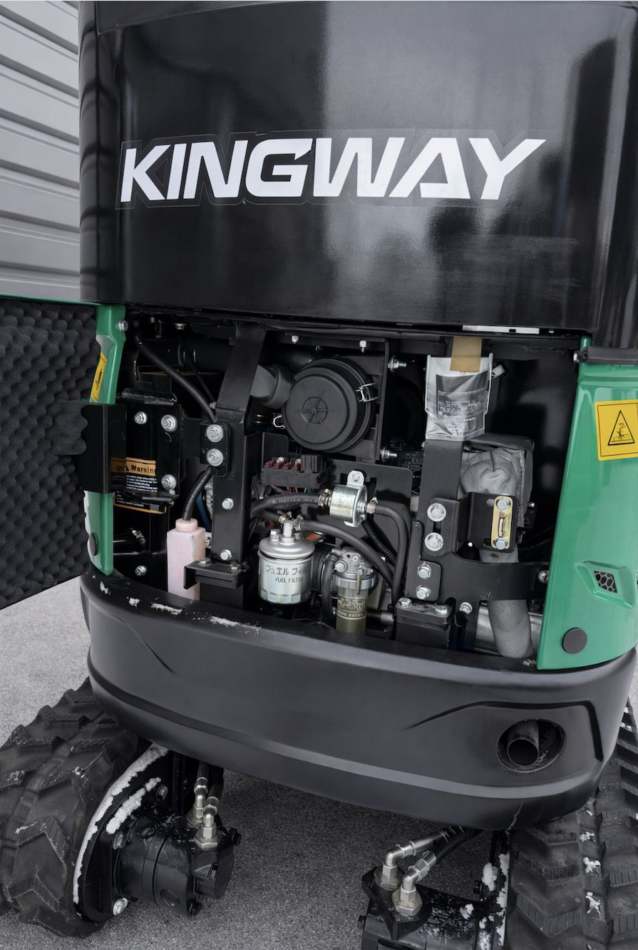 Graafmachine minigraver Kingway VIP15 Kubota GRATIS levering