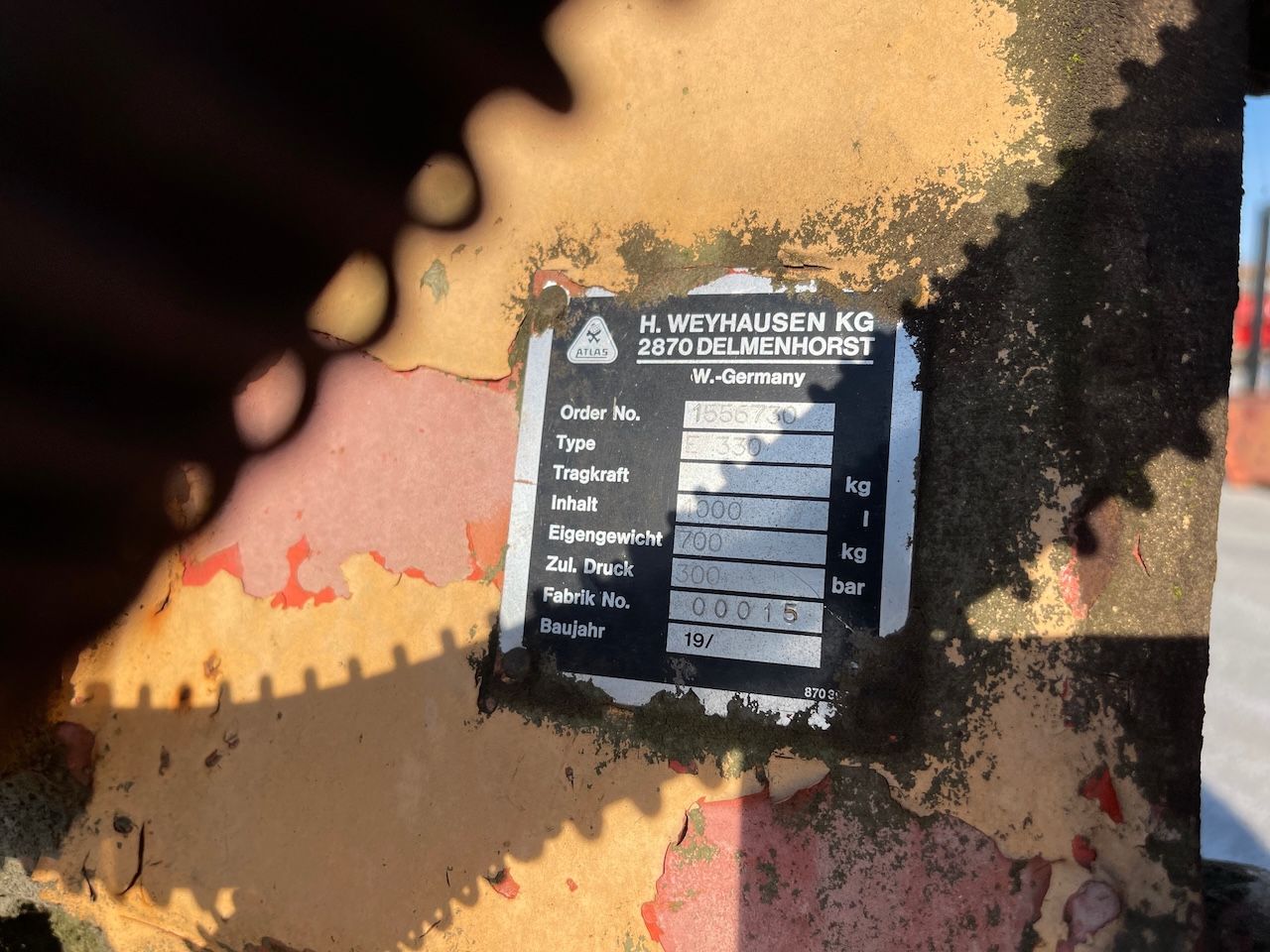 Bietenbak Weyhausen 1000 liter