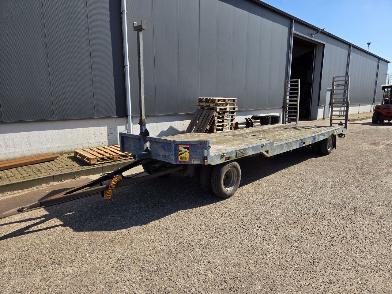 Veldhuizen luchtgeremd 7500kg schamelwagen schamelaanhanger