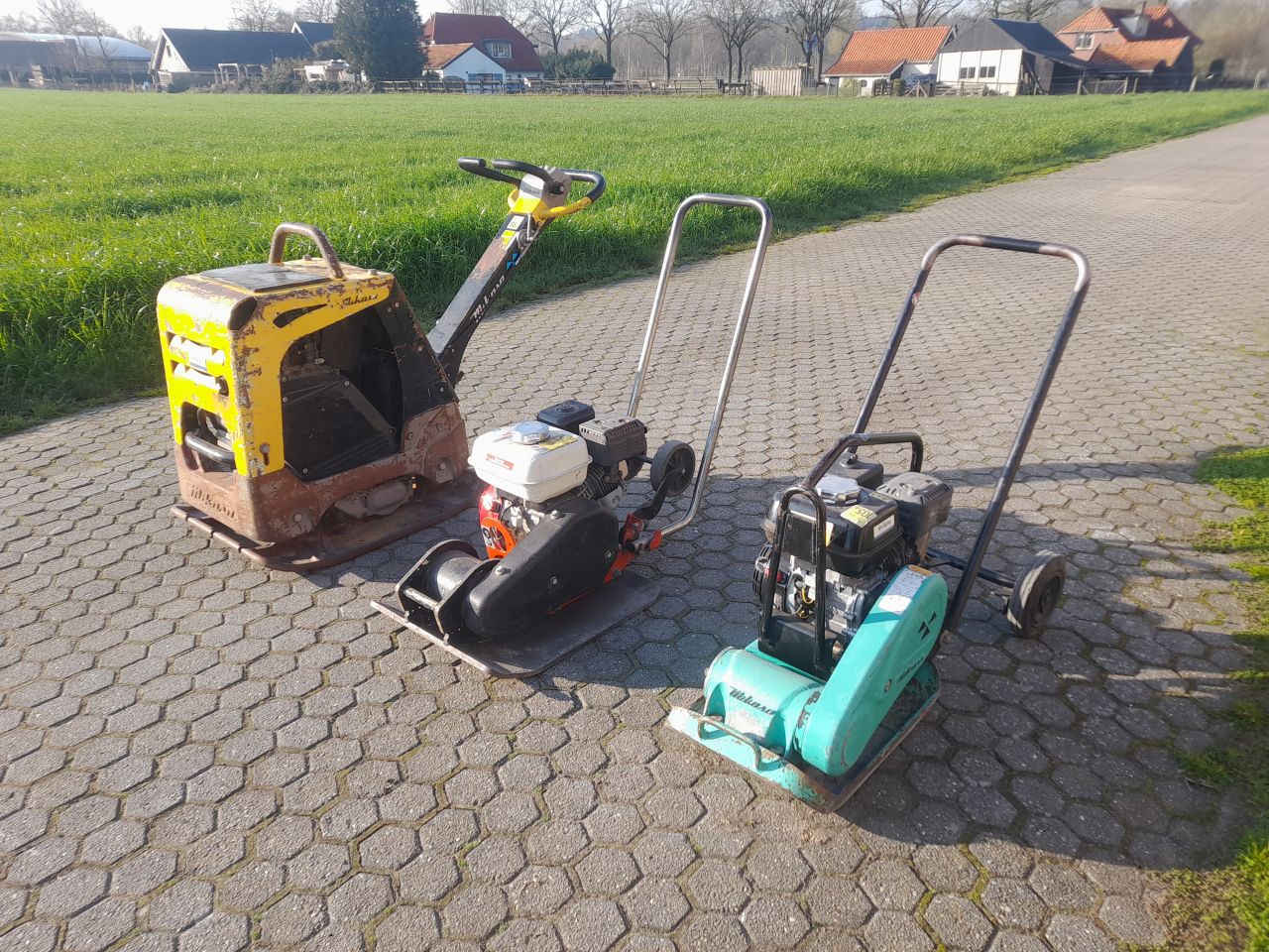 Mikasa diesel trilplaat Dynapac benzine trilplaat