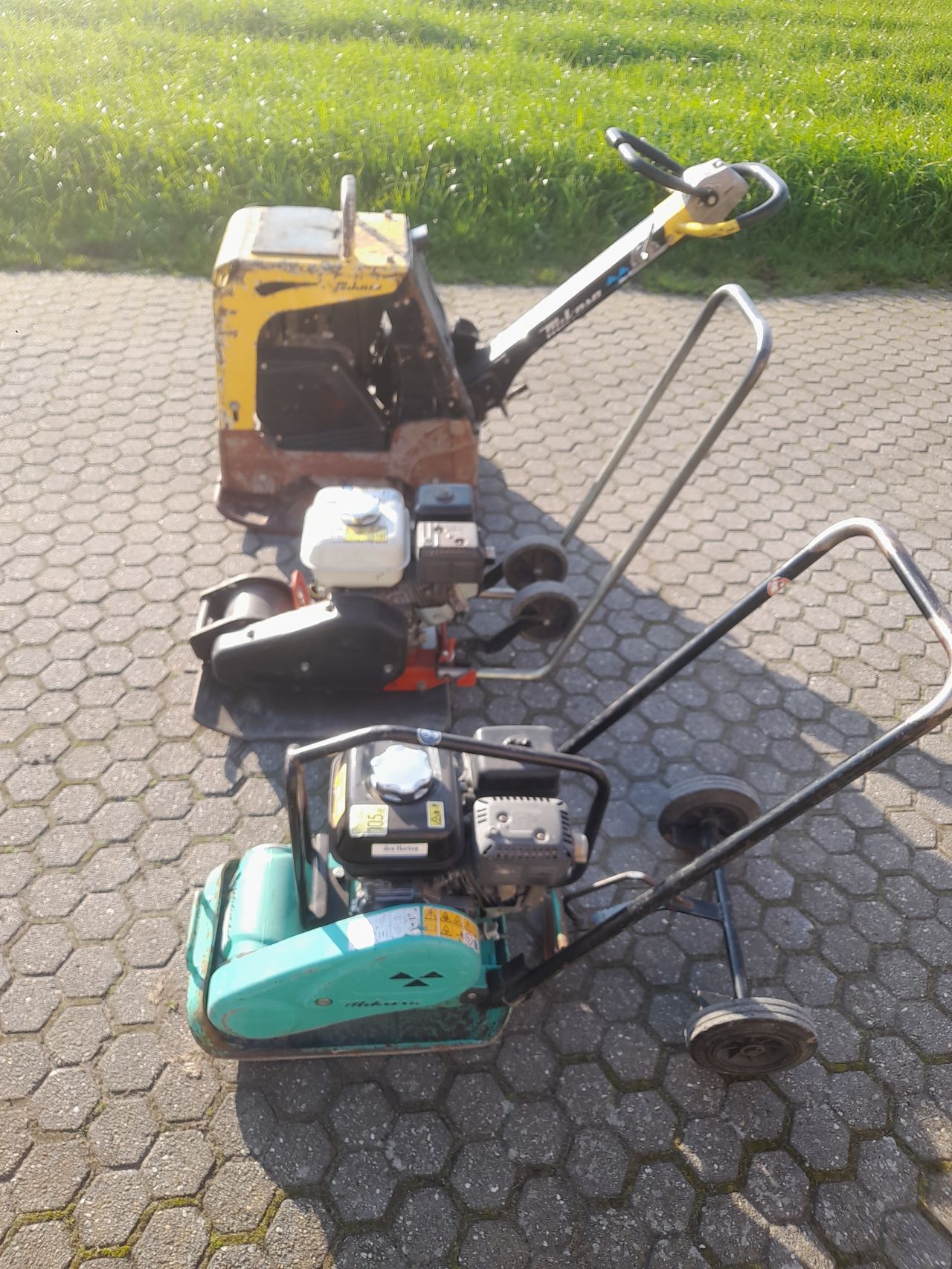 Mikasa diesel trilplaat Dynapac benzine trilplaat