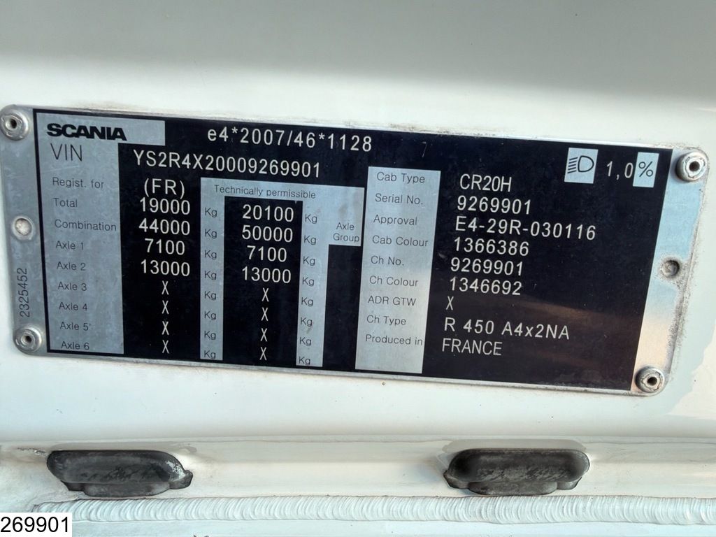 Scania R 450 EURO 6, Retarder, Standairco