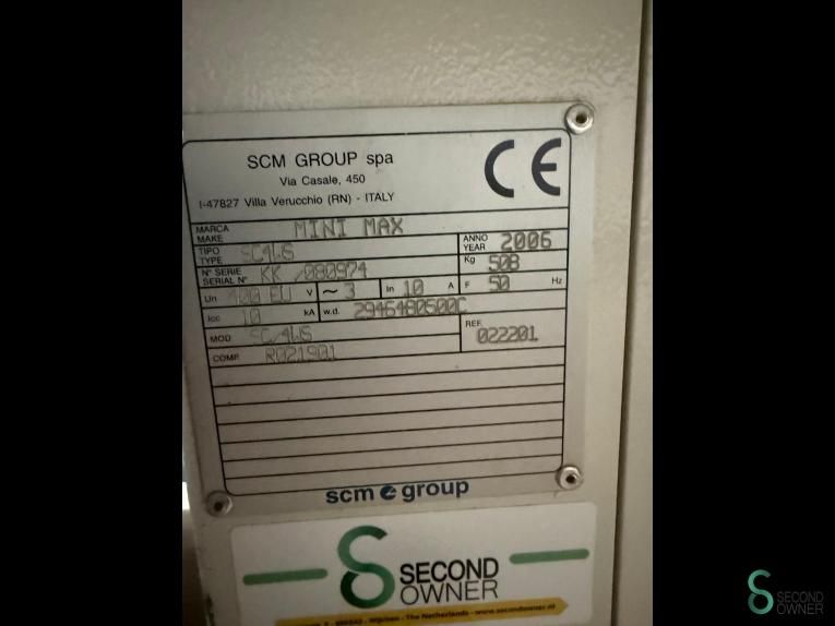 Sliding table saws SCM Minimax SC4WS 2006