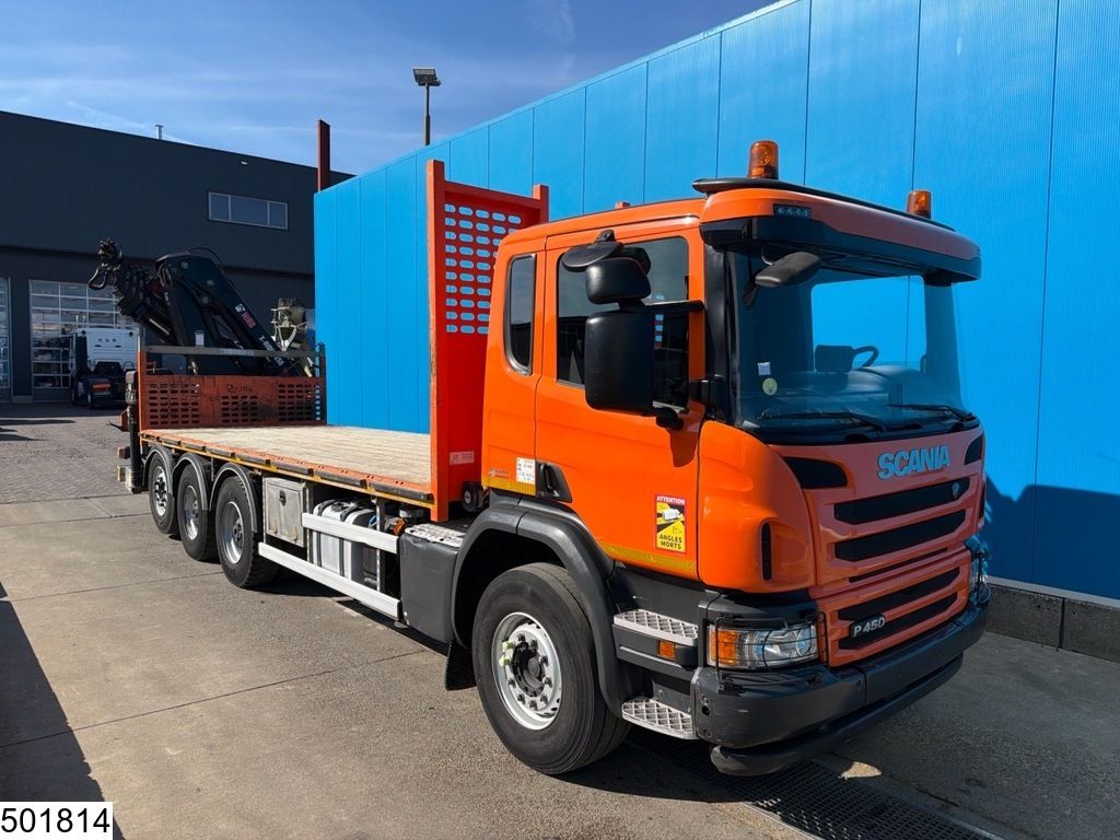 Scania P 450 8x4, EURO 6, Retarder, PTO, Hiab