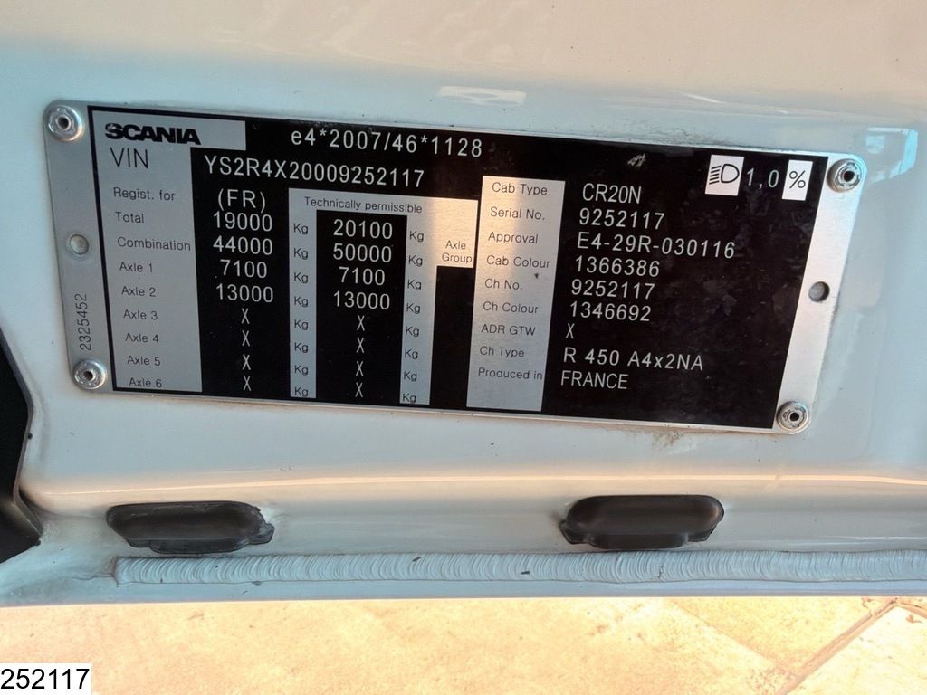 Scania R 450 EURO 6, Retarder, PTO, Standairco
