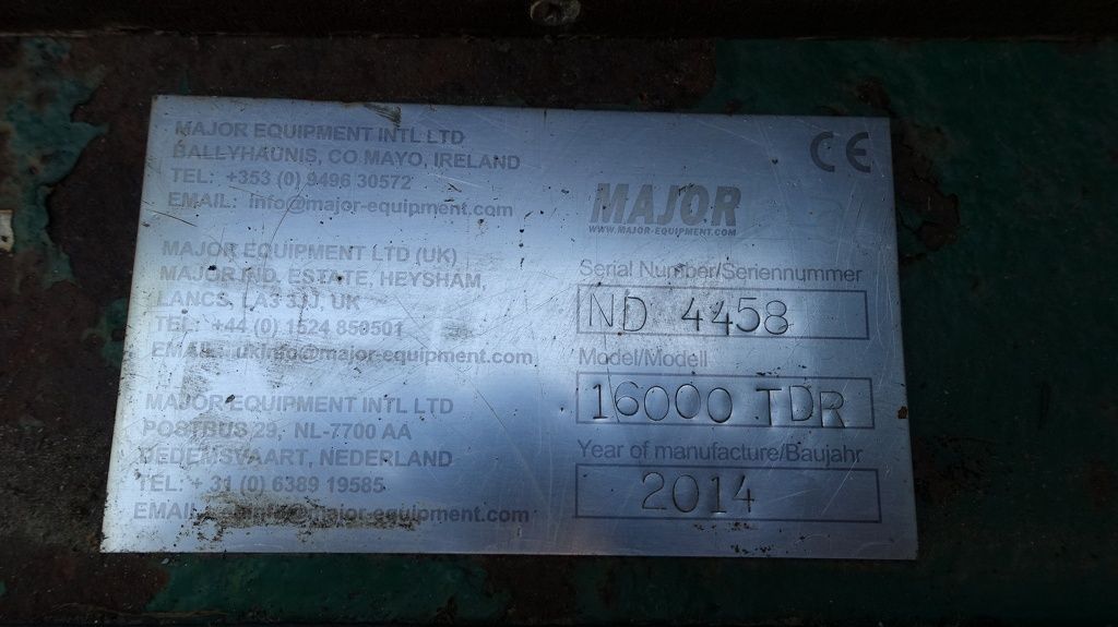Major TDR 16000 cirkelmaaier