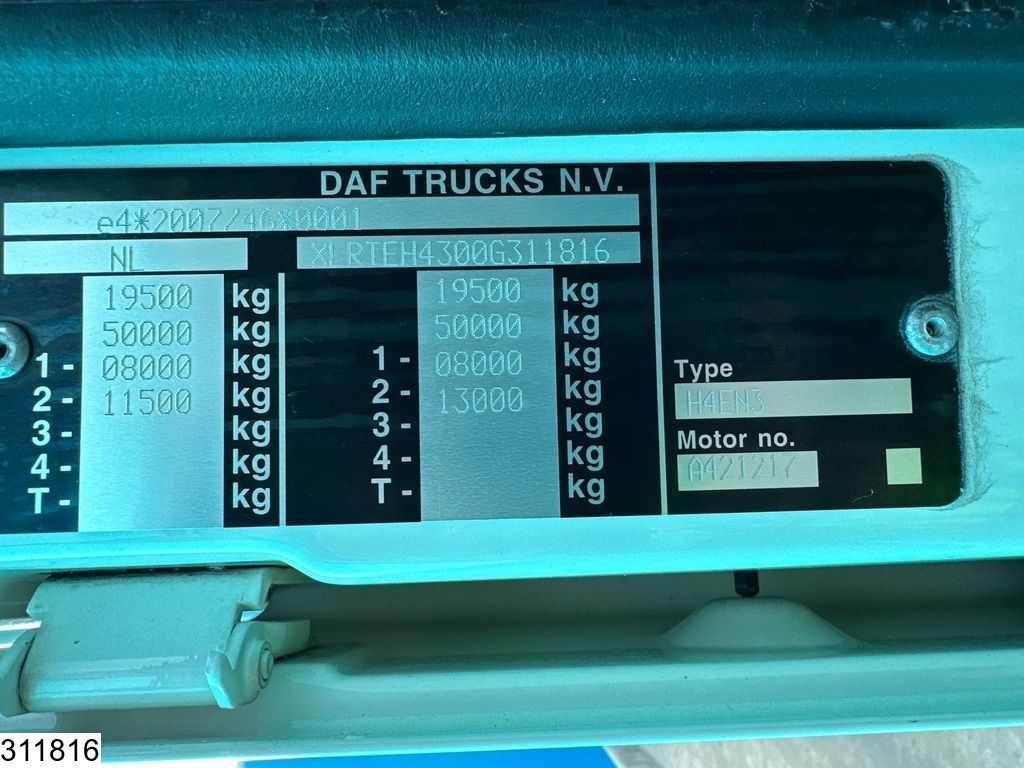 DAF XF 480 EURO 6, SSC, ACC