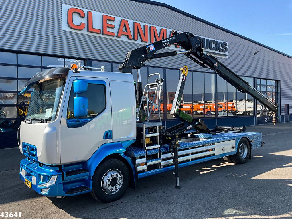 Renault D 240 Euro 6 HMF 10 Tonmeter laadkraan Just 66.850 km!