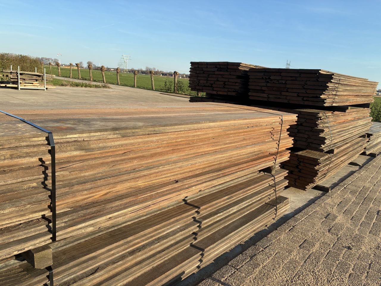 Gebr. Azobe Hardhouten DAMWANDPLANKEN Z.G.A.N!