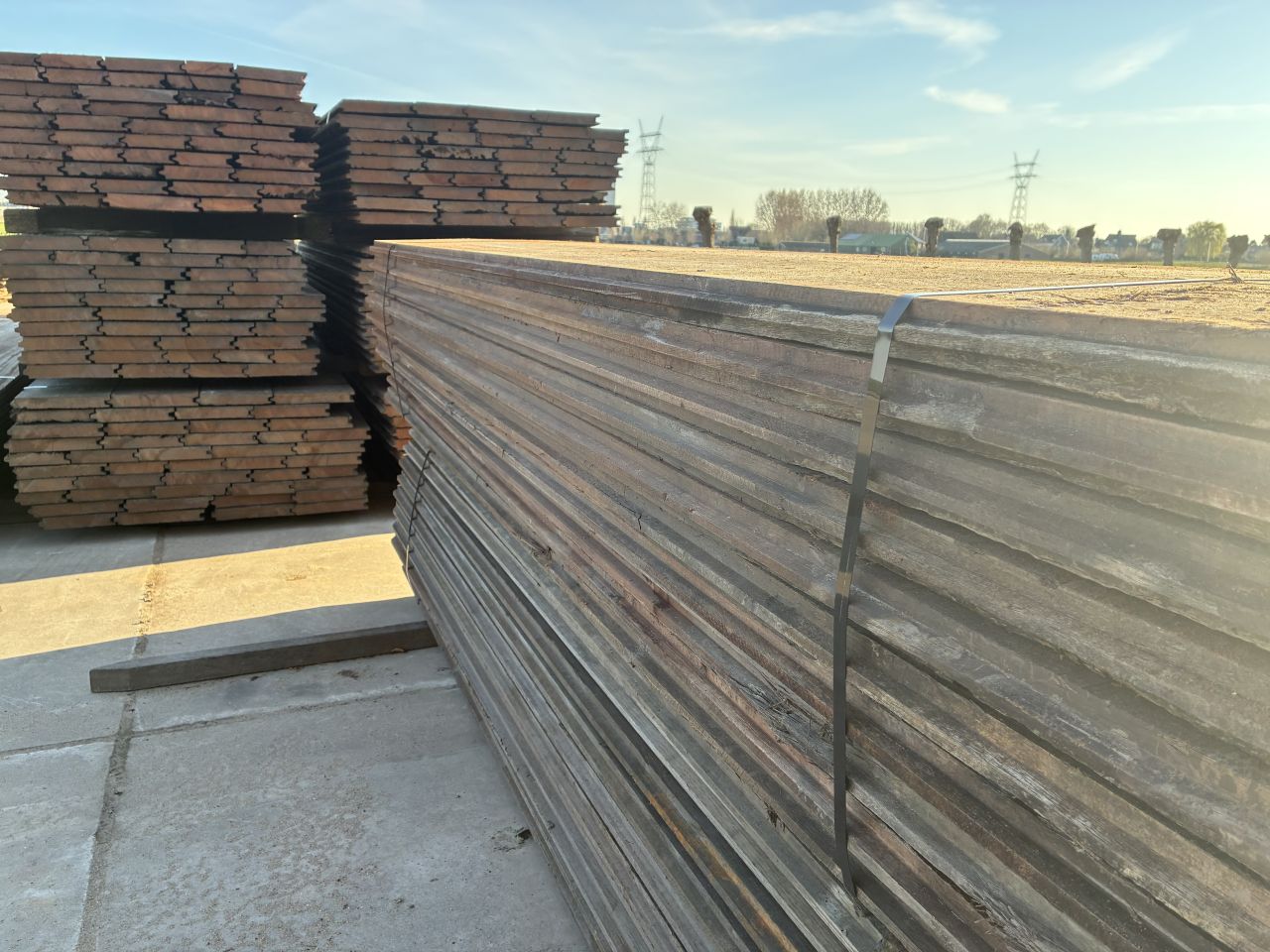 Gebr. Azobe Hardhouten DAMWANDPLANKEN Z.G.A.N!