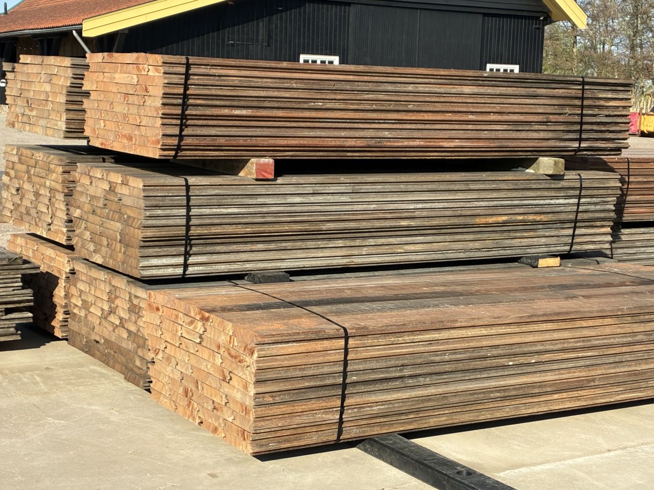 Gebr. Azobe Hardhouten DAMWANDPLANKEN Z.G.A.N!