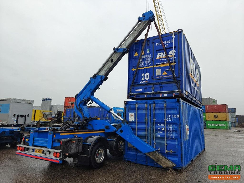 Schmidt S42S 3-Axle SAF - Ceptorn SideLoader 36T - ContainerStacking - Extended Boom - Remote Control - Lift/Steering Axle