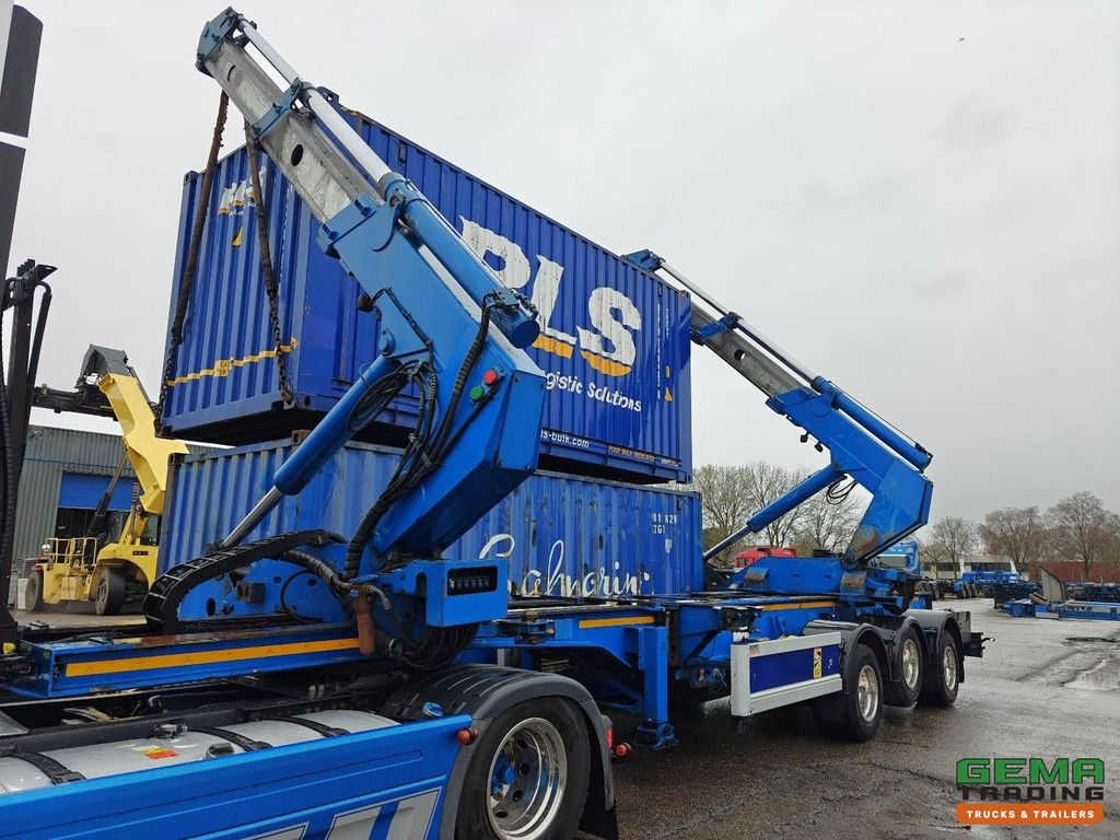 Schmidt S42S 3-Axle SAF - Ceptorn SideLoader 36T - ContainerStacking - Extended Boom - Remote Control - Lift/Steering Axle