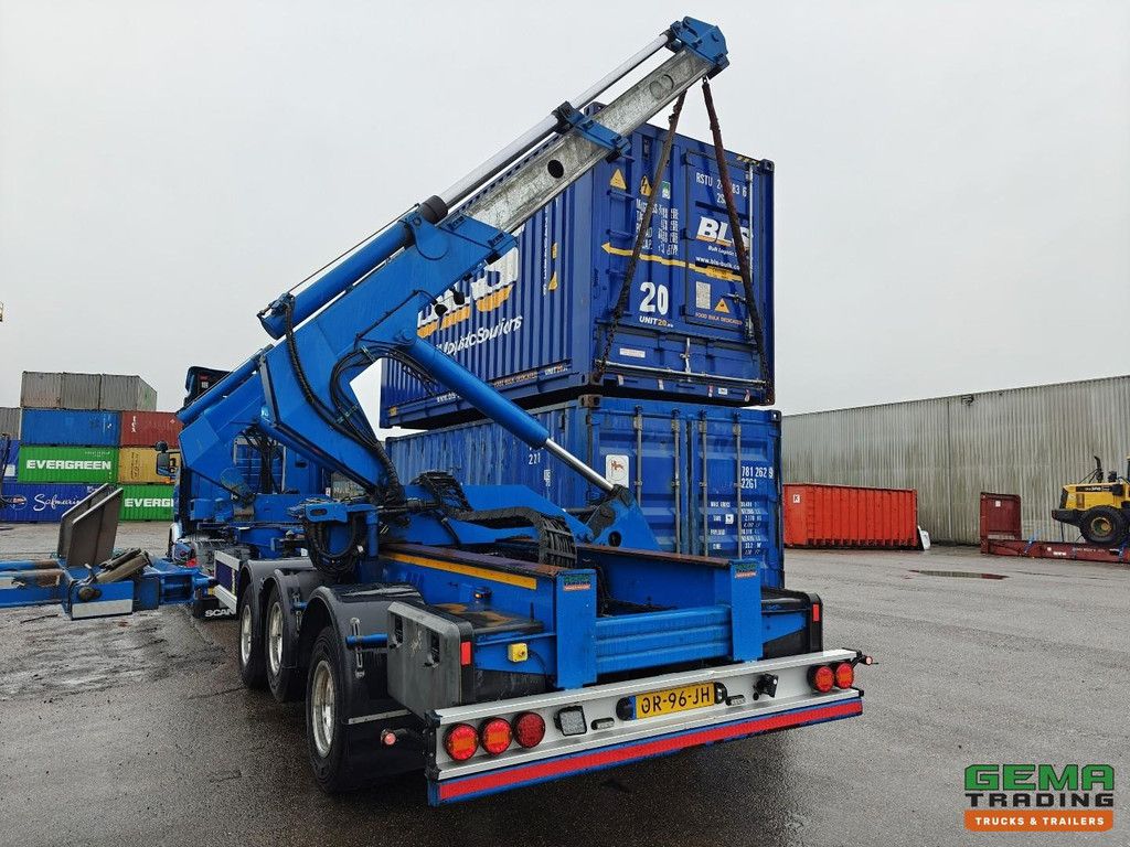 Schmidt S42S 3-Axle SAF - Ceptorn SideLoader 36T - ContainerStacking - Extended Boom - Remote Control - Lift/Steering Axle