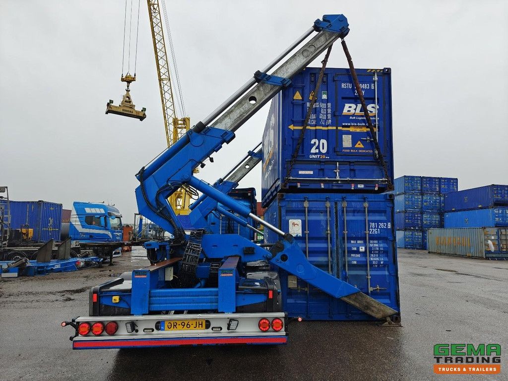 Schmidt S42S 3-Axle SAF - Ceptorn SideLoader 36T - ContainerStacking - Extended Boom - Remote Control - Lift/Steering Axle
