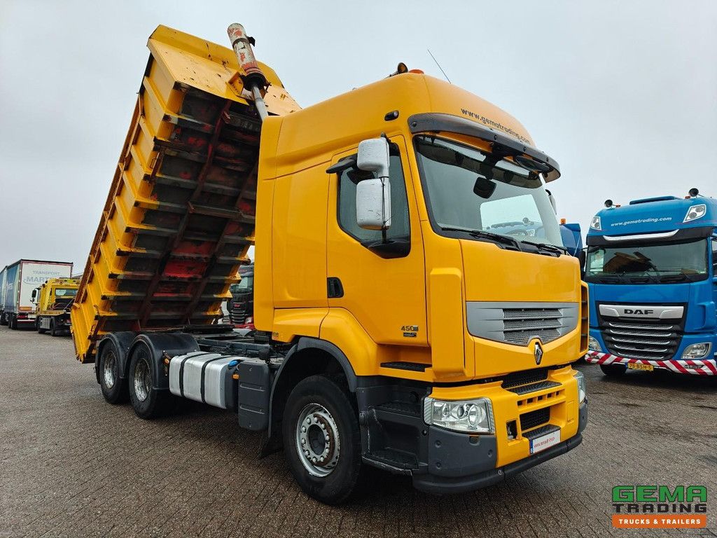 Renault Premium Lander 450 6x4 Slaapcab Euro5 - Kipper/Trekker - DubbelGebruik - Rockinger - 160.000km